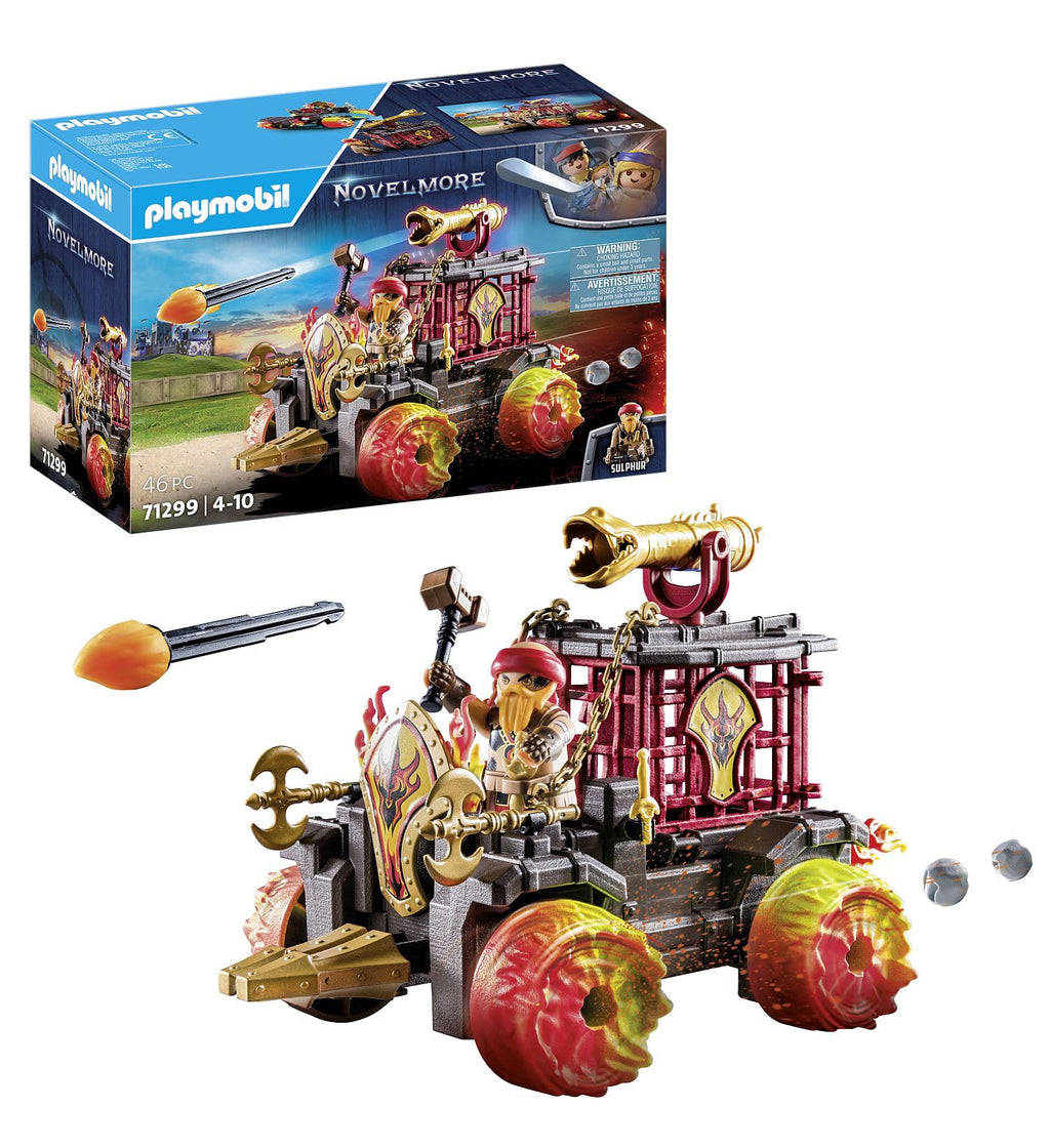 PLAYMOBIL Novelmore 71299 Guerrieri di Burnham – Ariete Infuocato
