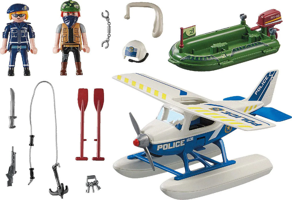 Playmobil 70779 – Idrovolante della Polizia e Contrabbandieri