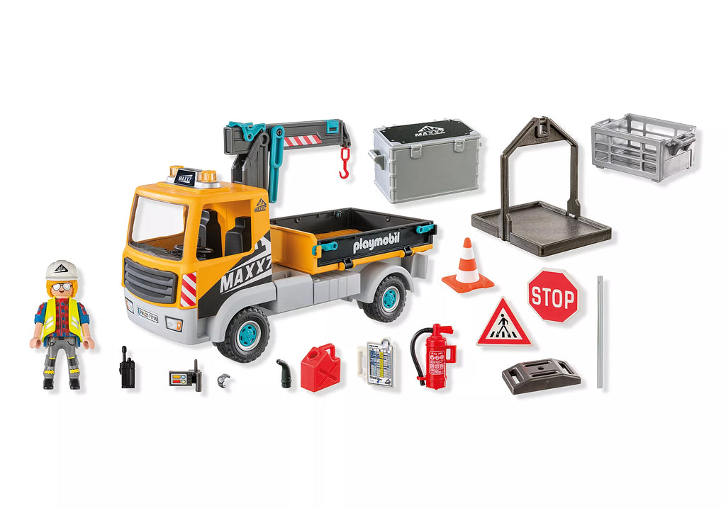 Playmobil Camion da cantiere con gru