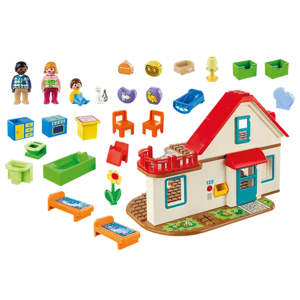 Playmobil Casa Con Famiglia Con Campanello Funzionante Ed Effetti Sonori Dai 18mesi