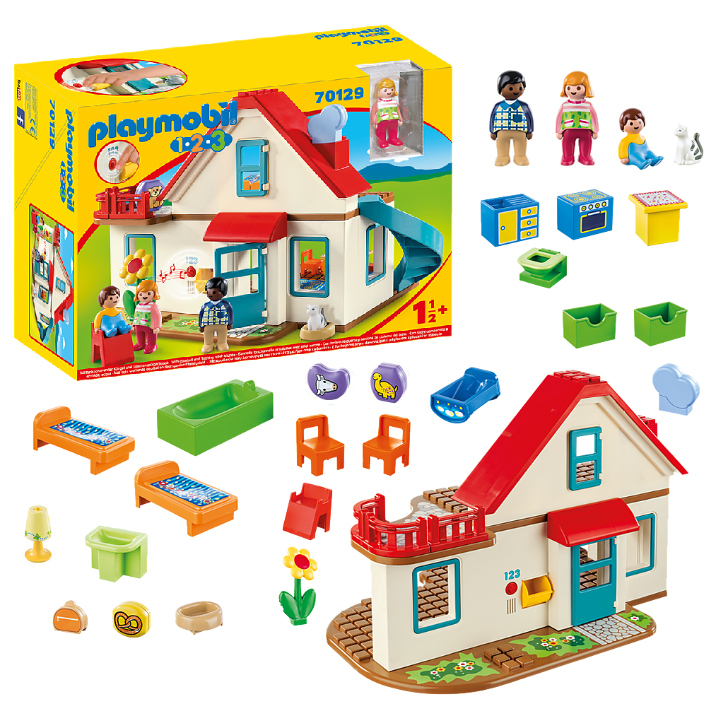 Playmobil Casa Con Famiglia Con Campanello Funzionante Ed Effetti Sonori Dai 18mesi