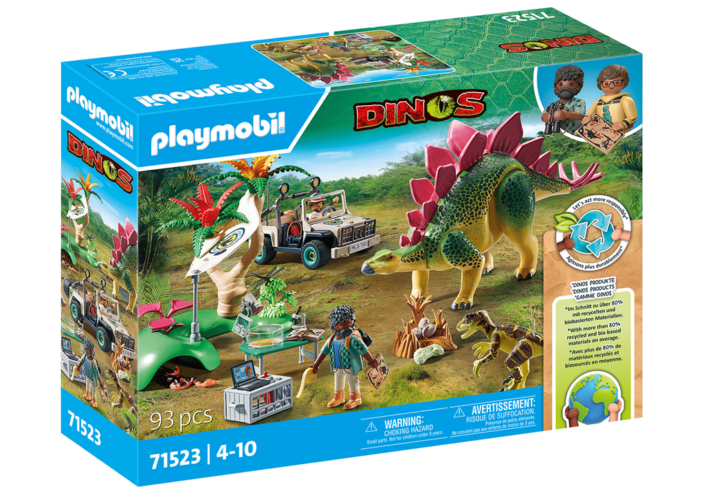 Playmobil Dinos 71523 Campo Base con Dinosauri