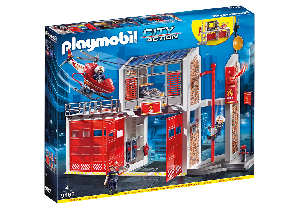 Playmobil Grande centrale dei vigili del fuoco