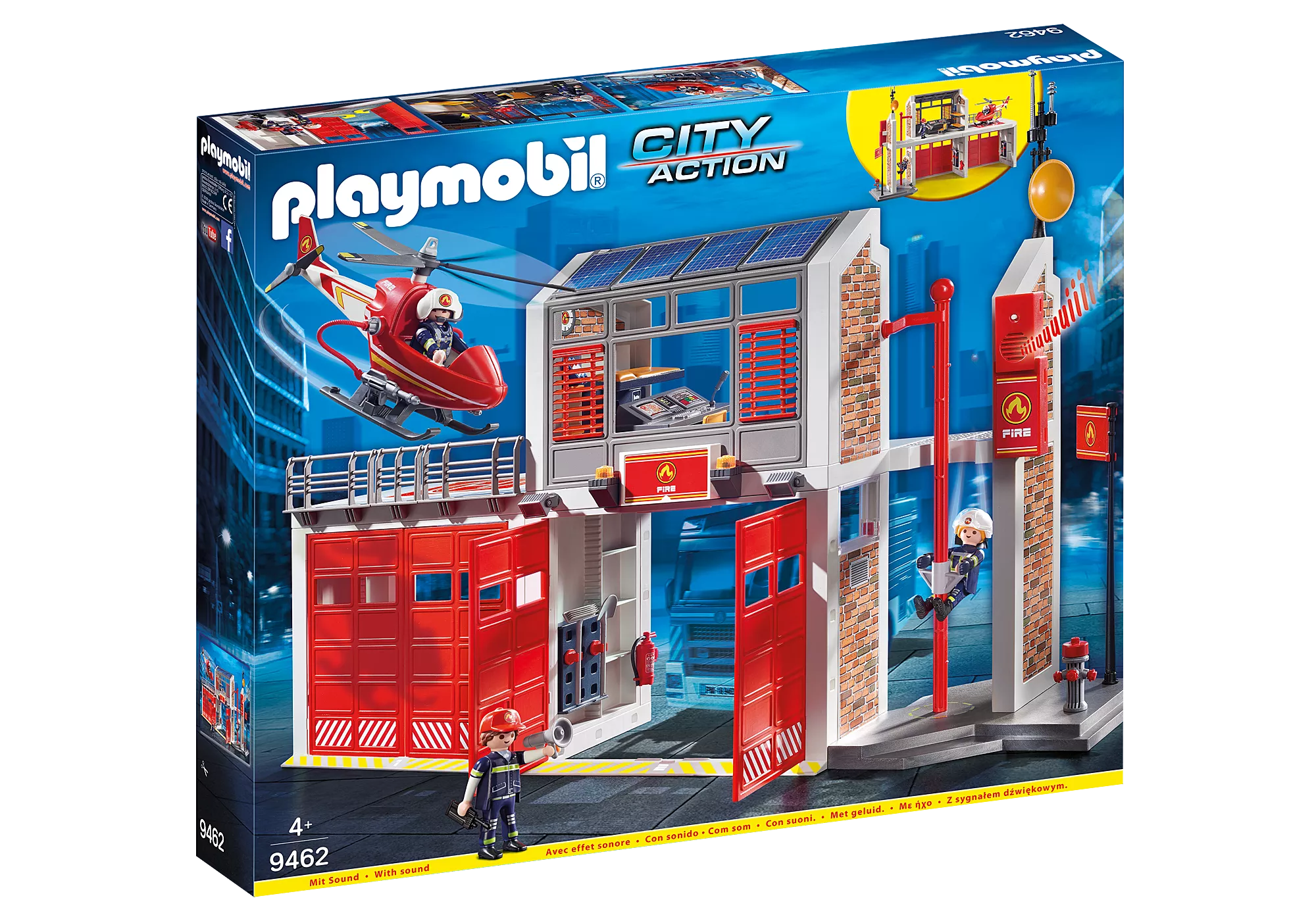 Playmobil Grande centrale dei vigili del fuoco