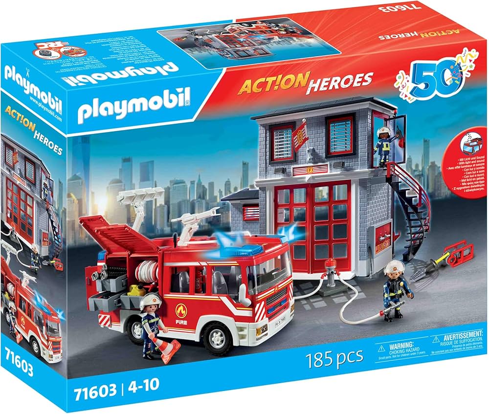 Playmobil Mega set dei vigili del fuoco