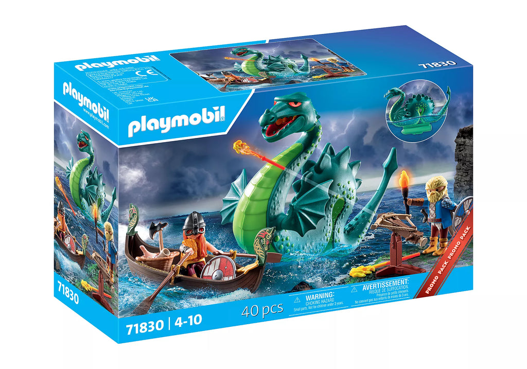 Playmobil Vichinghi con mostro marino