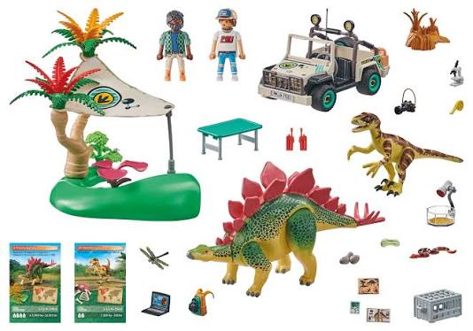 Playmobil Dinos 71523 Campo Base con Dinosauri
