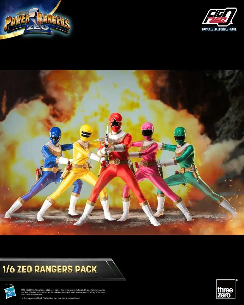 Power Rangers Zeo 1/6 Figure Pack