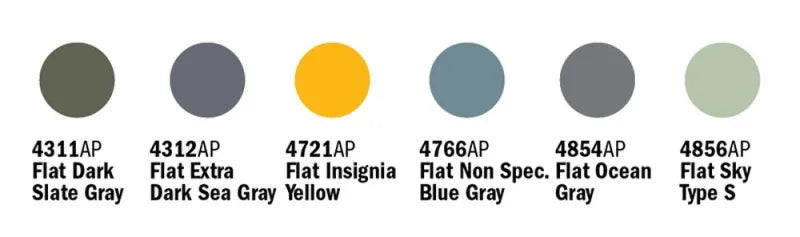 R.A.F./ROYAL NAVY II - 6x20ml ACRYLIC SET