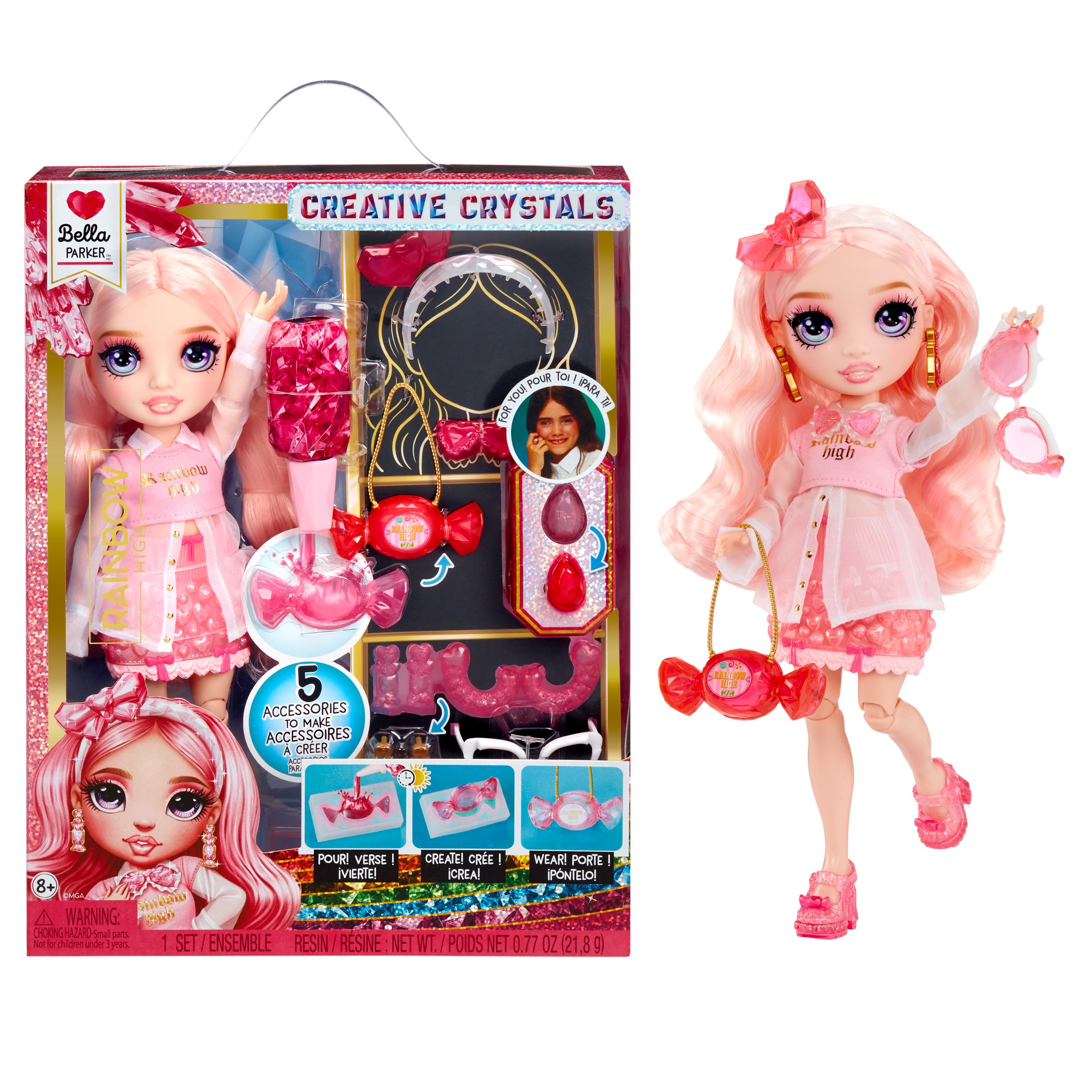 RAINBOW HIGH Creative Crystals Bella