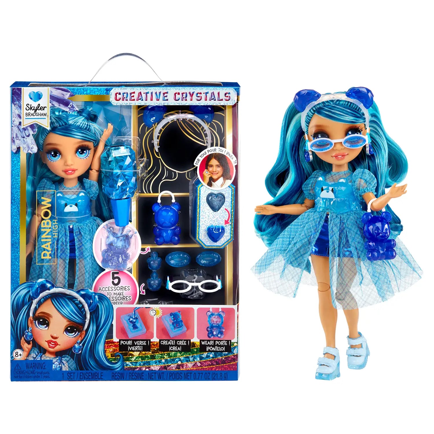 RAINBOW HIGH Creative Crystals Skyler