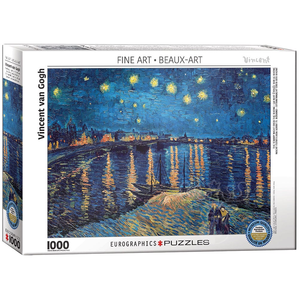Ravensburger Puzzle The Starry Night over the rhone 1000 pcs