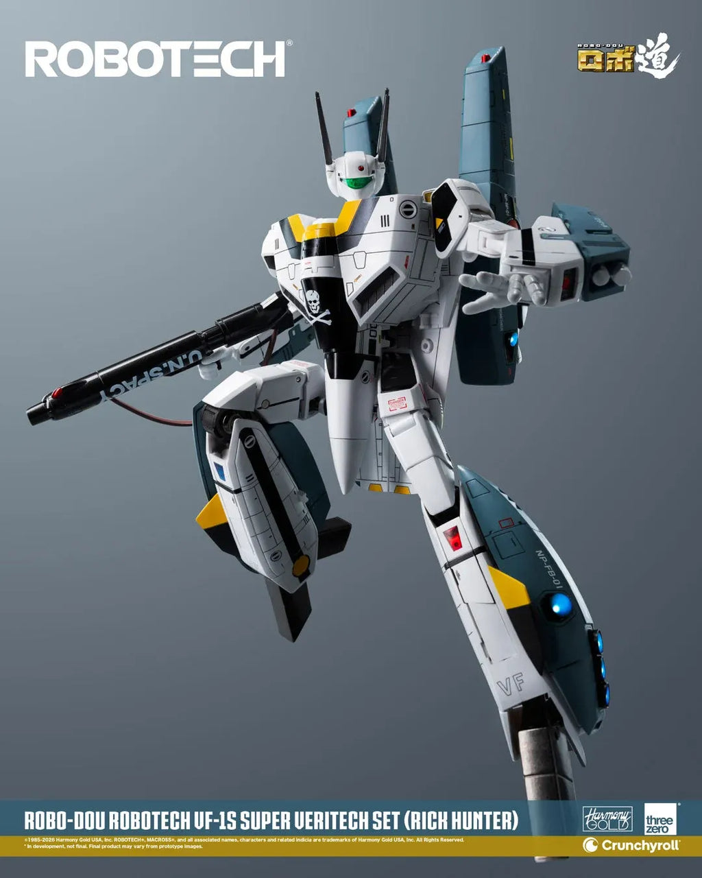Robo-dou Robotech Vf‐1s Rick Hunter Super Veritech Set Figure