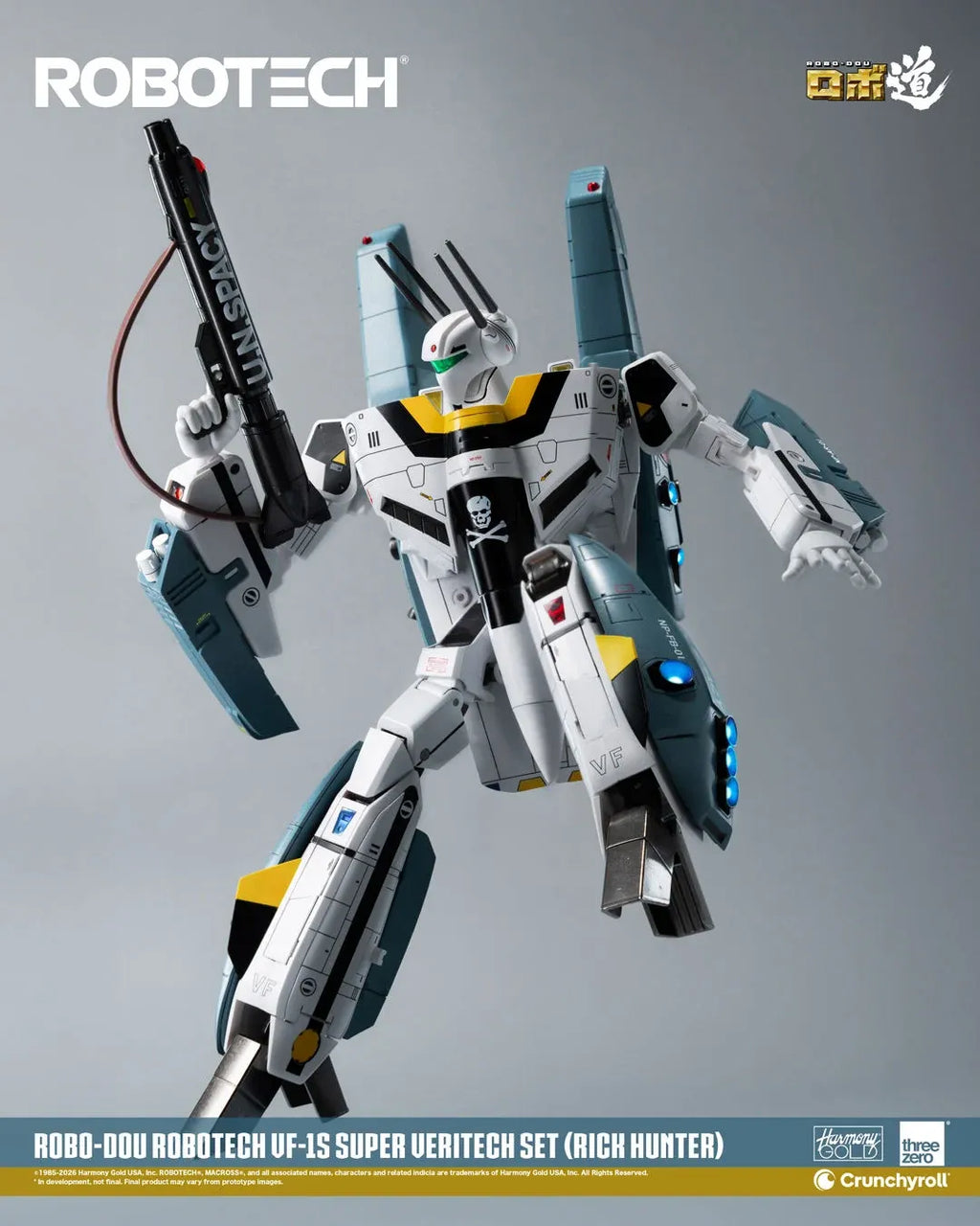 Robo-dou Robotech Vf‐1s Rick Hunter Super Veritech Set Figure