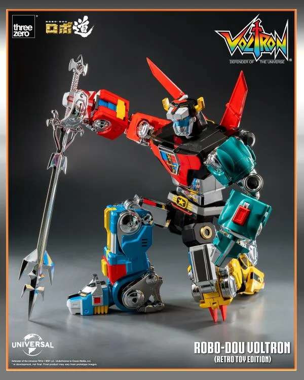 Robo-Dou Voltron Retro Toy Edition Action Figure