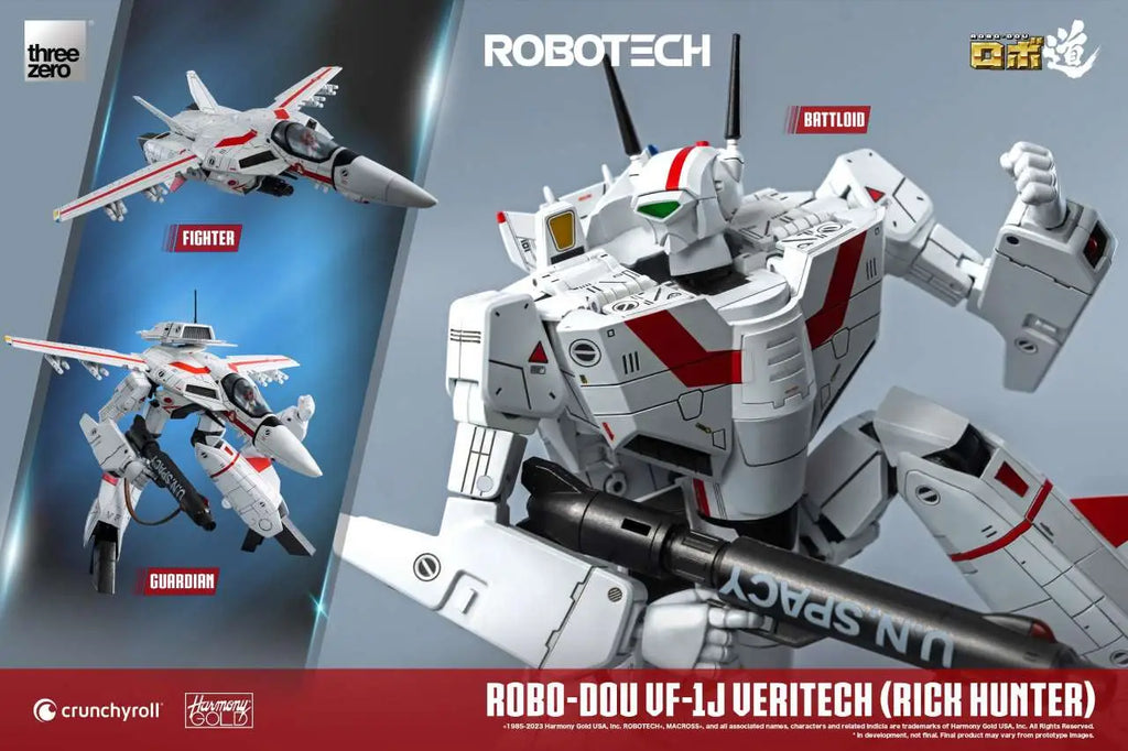 Robotech Action Figure ROBO-DOU VF-1J Veritech (Rick Hunter)