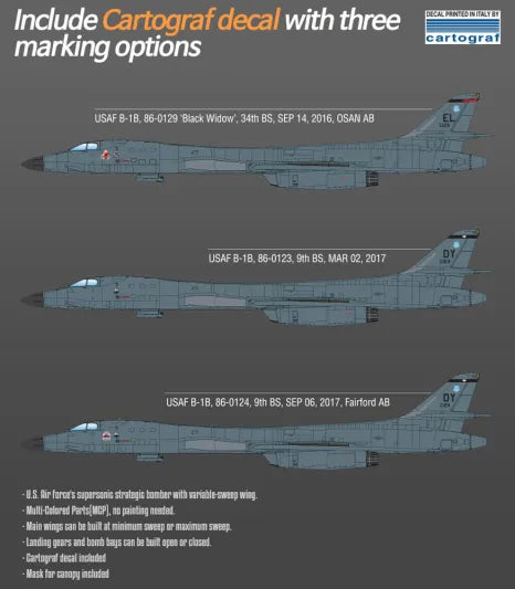 USAF B-1B 34th BS Thunderbirds