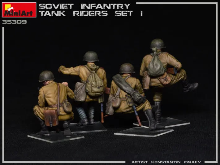SOVIET INFANTRY TANK RIDERS SET 1