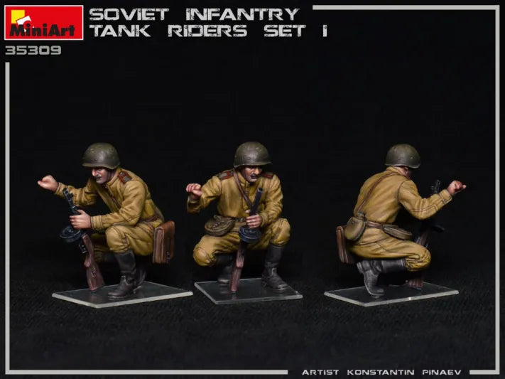 SOVIET INFANTRY TANK RIDERS SET 1