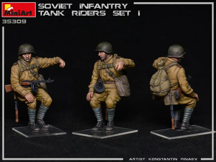 SOVIET INFANTRY TANK RIDERS SET 1