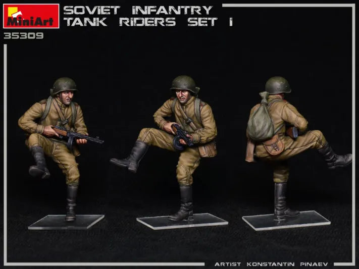SOVIET INFANTRY TANK RIDERS SET 1
