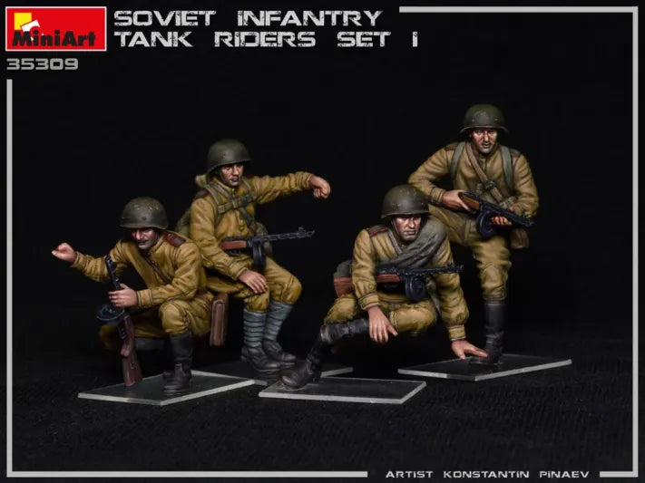SOVIET INFANTRY TANK RIDERS SET 1