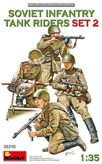 SOVIET INFANTRY TANK RIDERS SET 2