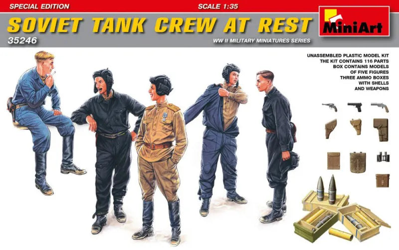 SOVIET TANK CREW AT REST SPECIAL EDITION