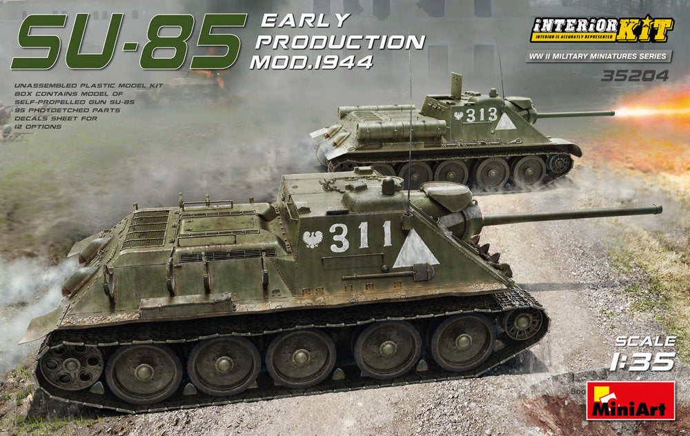SU-85 EARLY PROD. MOD. 1944 INTERIOR KIT