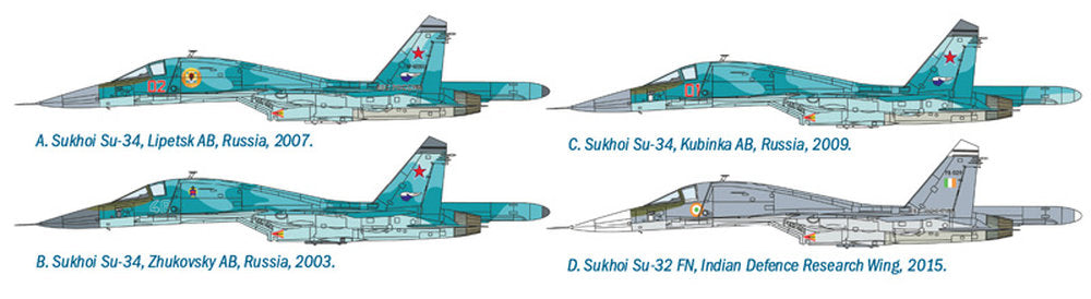 Sukhoi SU-34/SU-32 FN Italeri