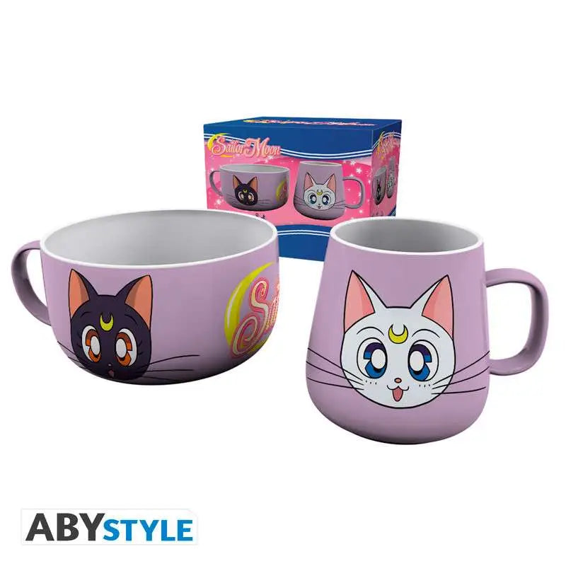 Sailor Moon Luna & Artemis Breakfast Set