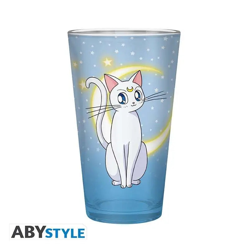 Sailor Moon Luna & Artemis Glass
