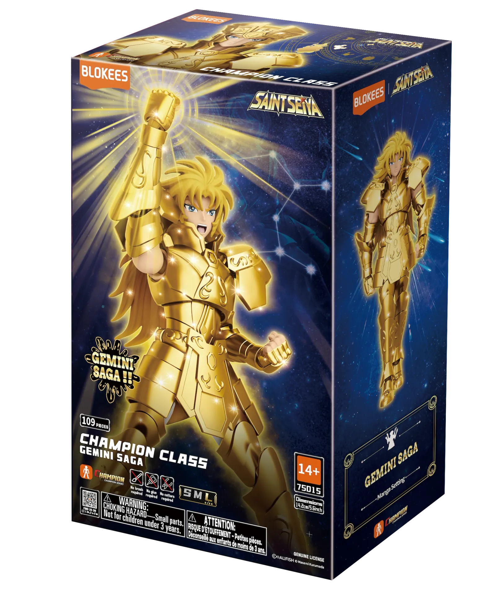 Saint Seiya Gemini Saga Champion Class 13 Model Kit