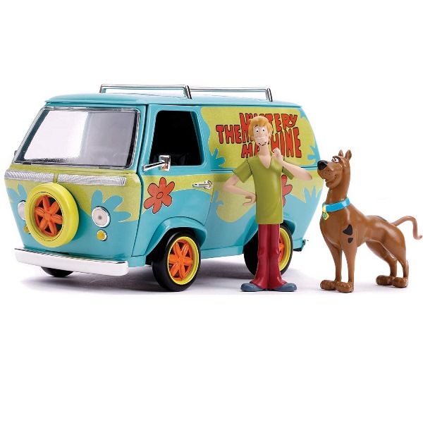 Scooby Doo Mystery Machine in scala 1:24 con Shaggy e Scooby