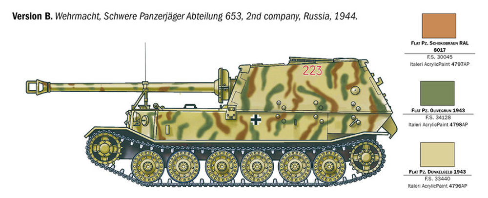 Sd.Kfz. 184 Panzerjager Tiger (P) Elefant