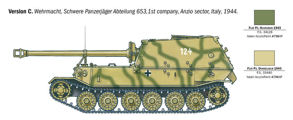 Sd.Kfz. 184 Panzerjager Tiger (P) Elefant