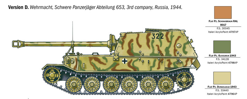 Sd.Kfz. 184 Panzerjager Tiger (P) Elefant