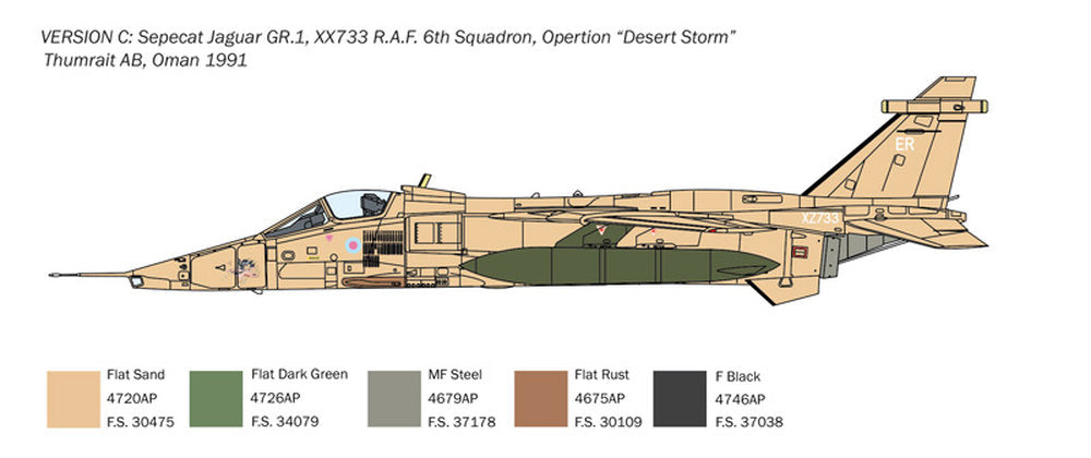 Sepecat JAGUAR GR.1-3 RAF