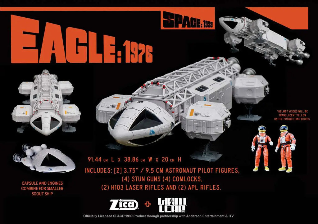 Space 1999 Eagle 1976 Retro Dinky Edition Playset