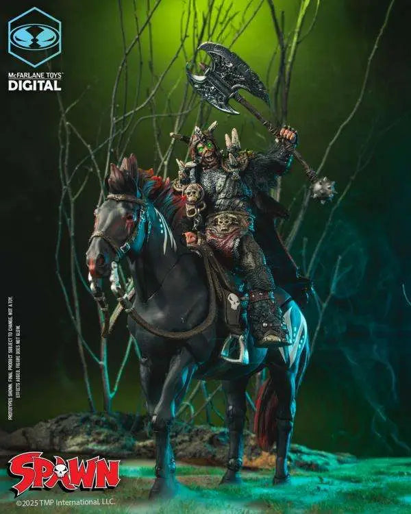 Spawn: The Dark Ages Spawn The Bloodaxe With Horse Af Two-pack