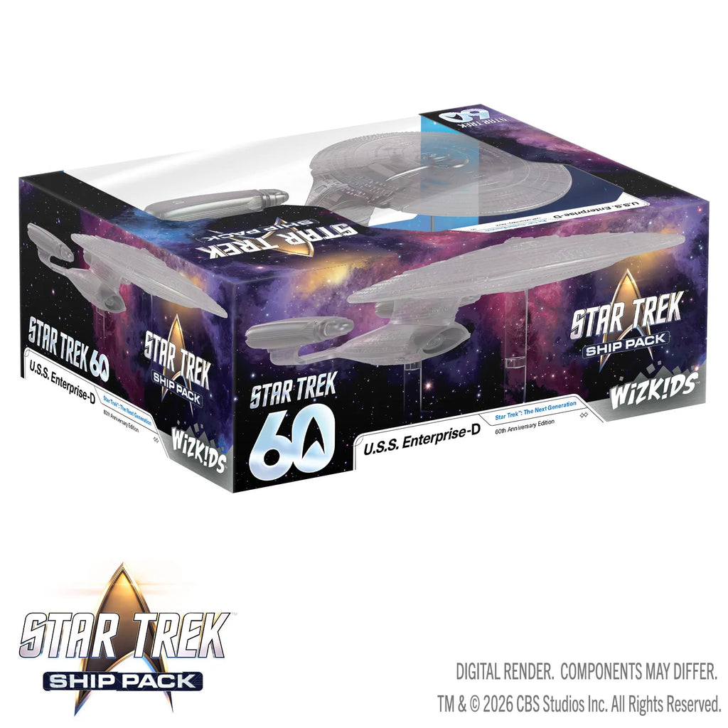 Star Trek Ship Pack Uss Enterprise 60th Anniversay Edition