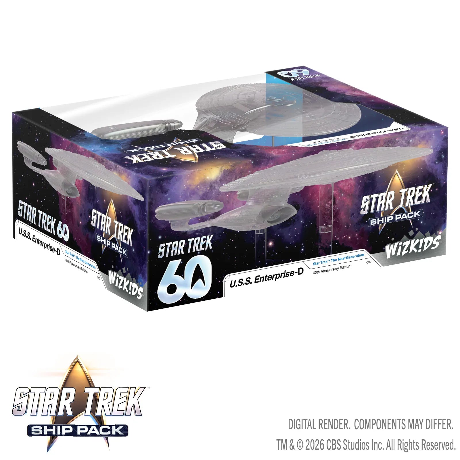 Star Trek Ship Pack Uss Enterprise 60th Anniversay Edition