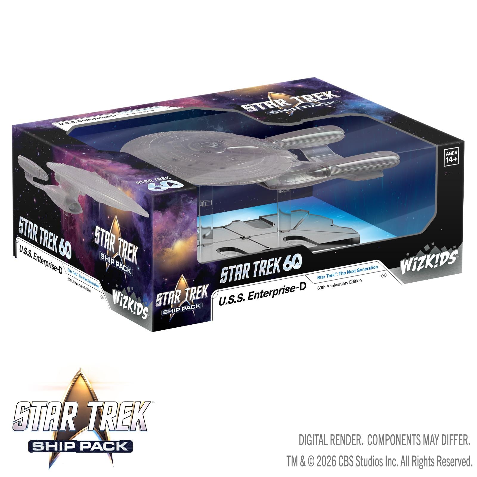 Star Trek Ship Pack Uss Enterprise 60th Anniversay Edition