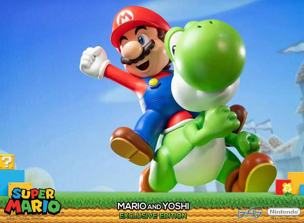 Supermario Mario & Yoshi Exclusive Edition Statue