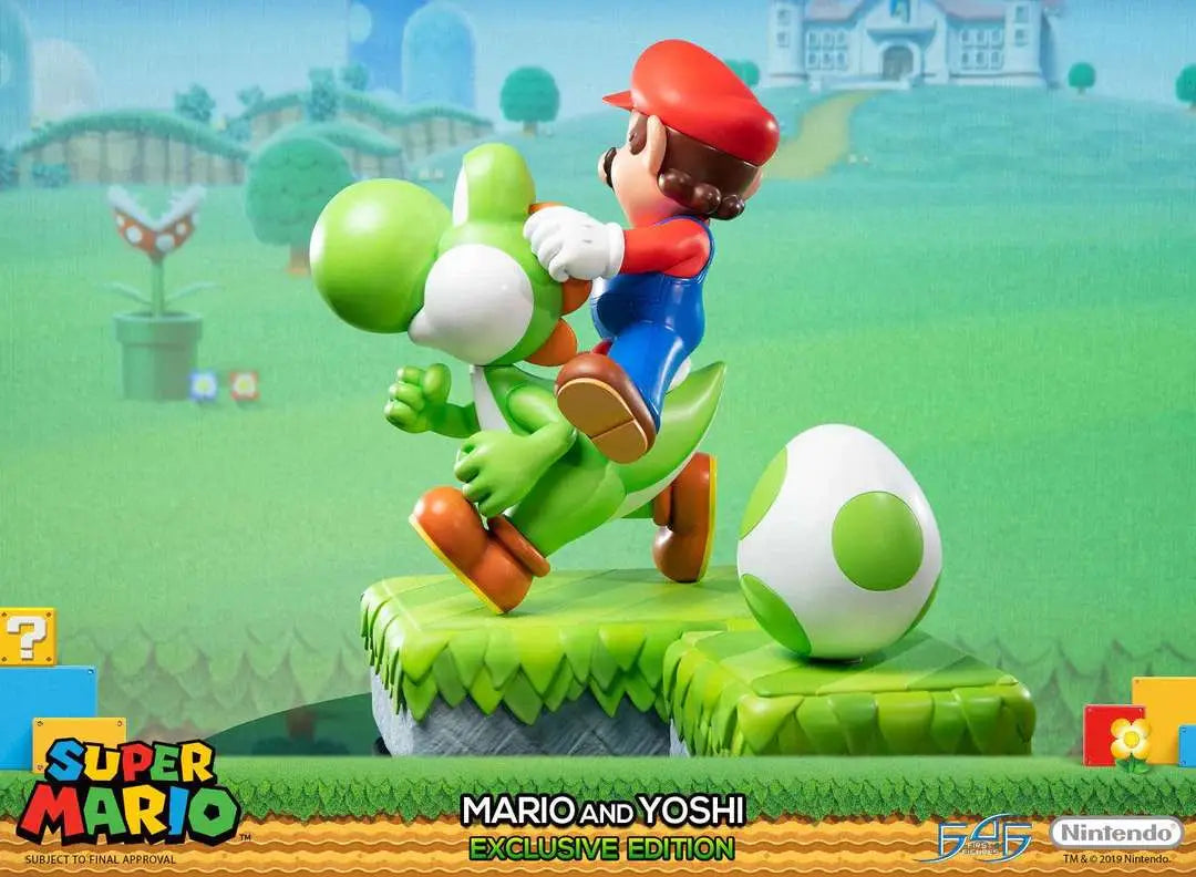 Supermario Mario & Yoshi Exclusive Edition Statue