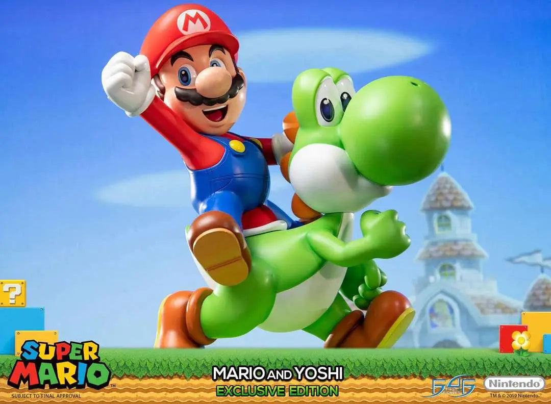 Supermario Mario & Yoshi Exclusive Edition Statue