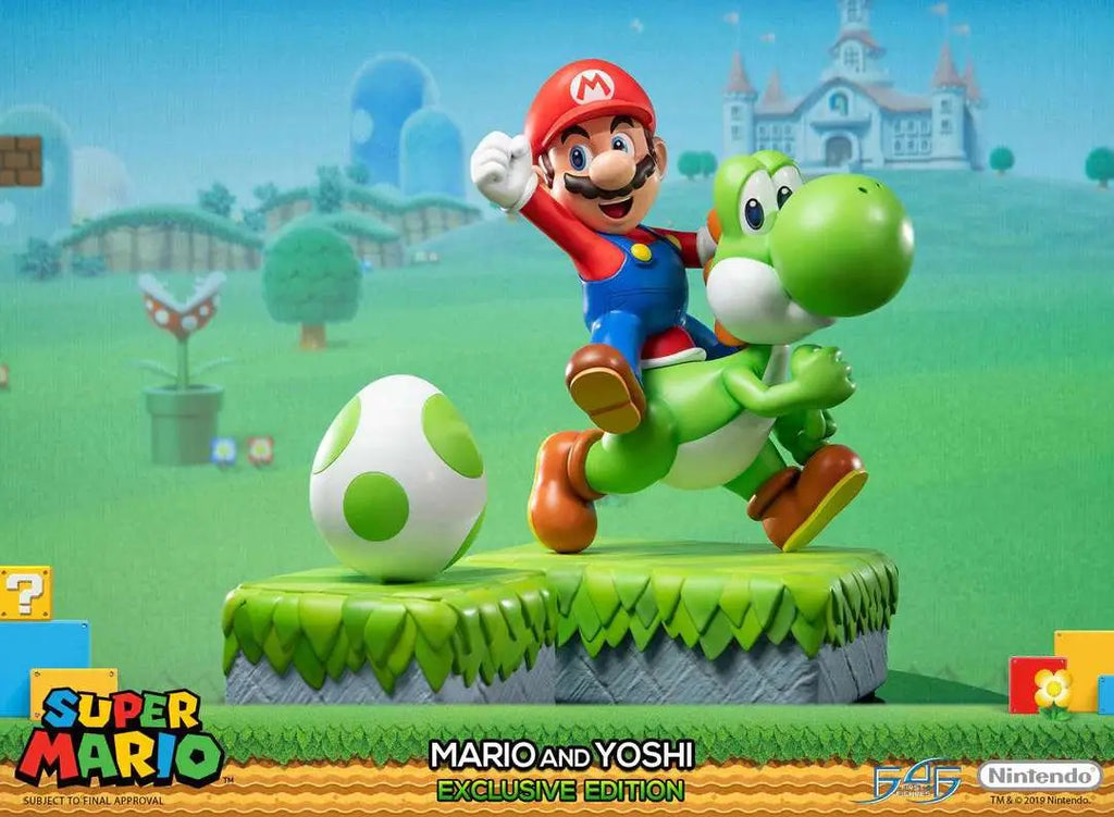 Supermario Mario & Yoshi Exclusive Edition Statue