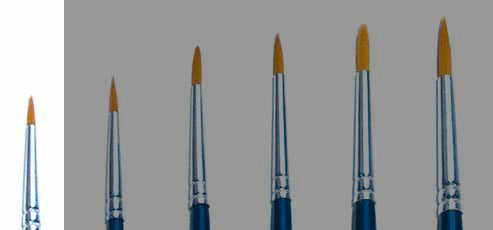 Synthetic Round Brush 000