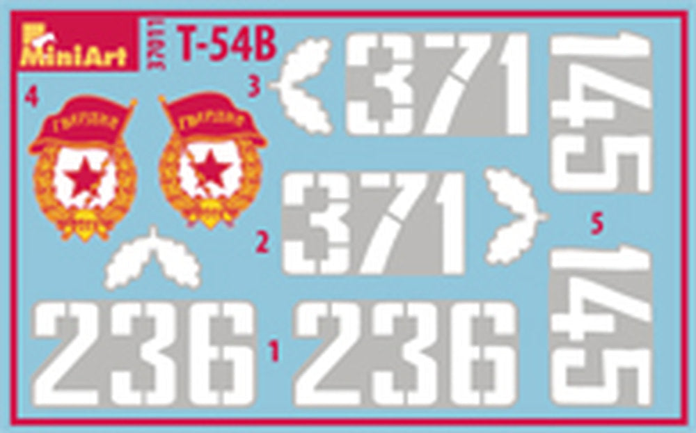 T-54B SOVIET MEDIUM TANK. EARLY PRODUCTION