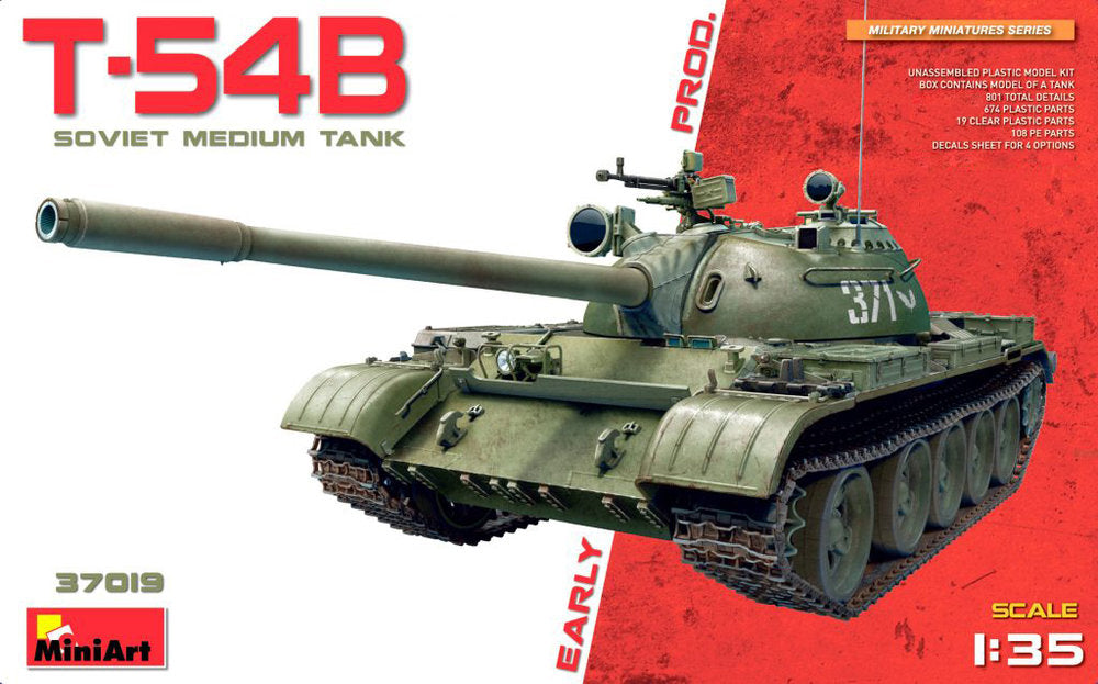 T-54B SOVIET MEDIUM TANK. EARLY PRODUCTION
